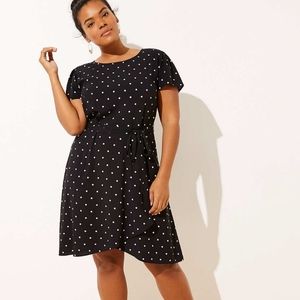 LOFT Plus Size 16 Wrap Skirt Flutter Dress